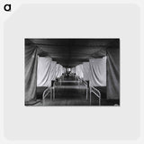 アートポストカード-Camp Hospital No. 11, St. Nazaire: Contagious Ward
 - 国立医学図書館 Postcard.
