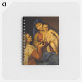 アートメモ帳-Madonna and Child with Mary Magdalene - ティツィアーノ ヴェチェッリオ Memo.