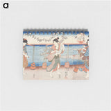 Plovers of the Noda Jewel River of Mutsu Province - 歌川 国芳 Memo.