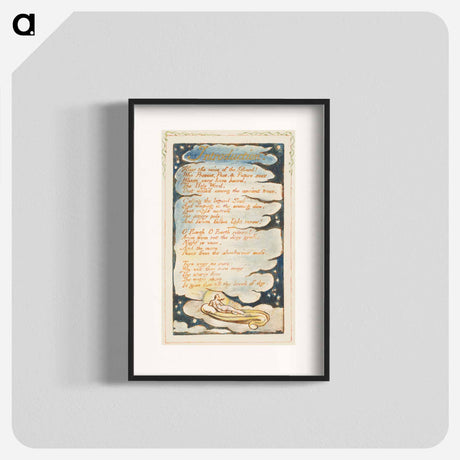 アートポスター-Songs of Experience: Introduction: Hear the voice of the Bard - ウィリアム ブレイク Poster.