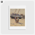 アートポストカード-A Basket of Clams - ウィンスロー ホーマー Postcard.