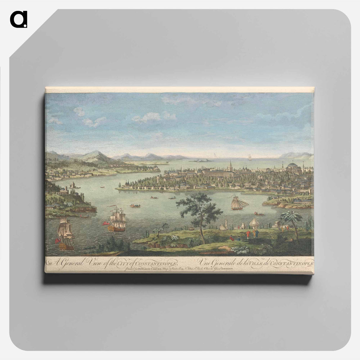 アートパネル-A General View of the City of Constantinople
 - イェール大学アートギャラリー Canvas.