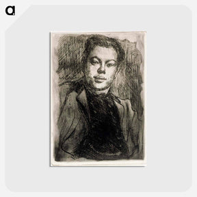 アートポストカード-Portrait of the artist eric o. w. ehrström - アルバート エーデルフェルト Postcard.