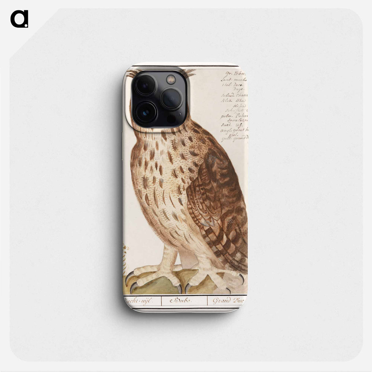 Eagle Owl - アンセルムス ボエティウス デ ブート Phone Case.