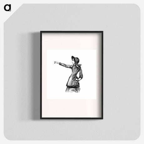 アートポスター-Woman from The Big Cities of the World
 - 大英図書館 Poster.