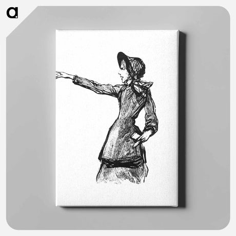 アートパネル-Woman from The Big Cities of the World
 - 大英図書館 Canvas.