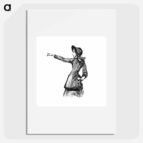アートポスター-Woman from The Big Cities of the World
 - 大英図書館 Poster.