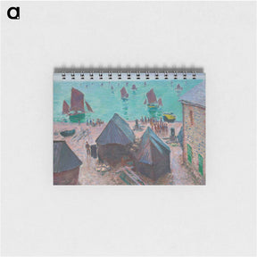 アートメモ帳-The Departure of the Boats - クロード モネ Memo.