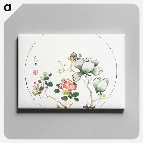 アートパネル-Magnolia and Peach Blossoms
 - クリーブランド美術館 Canvas.