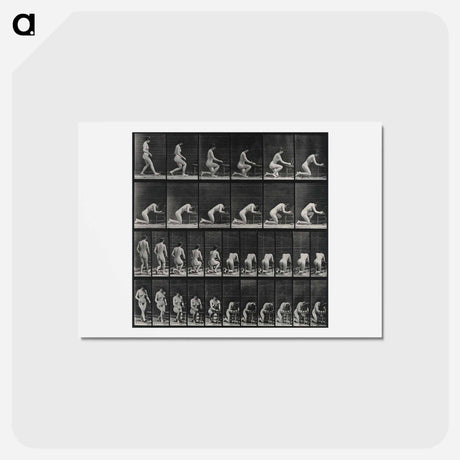 アートポストカード-Praying Woman
 - エドワード マイブリッジ Postcard.