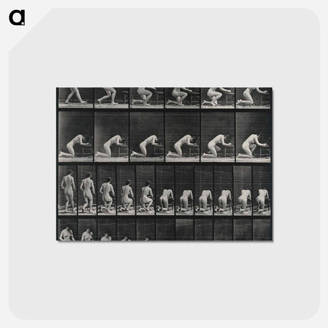 アートポストカード-Praying Woman
 - エドワード マイブリッジ Postcard.