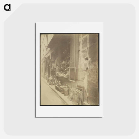アートポストカード-Brocanteur, 1 Rue de la Reynie
 - ウジェーヌ アジェ Postcard.
