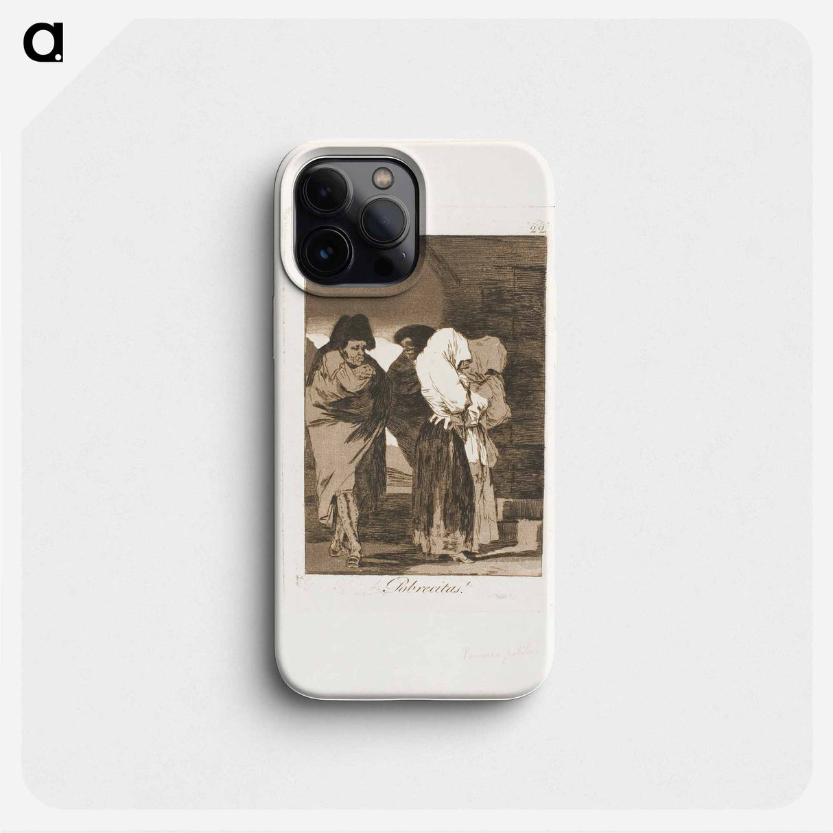 Poor Little Girls! - Francisco de Goya Phone Case.