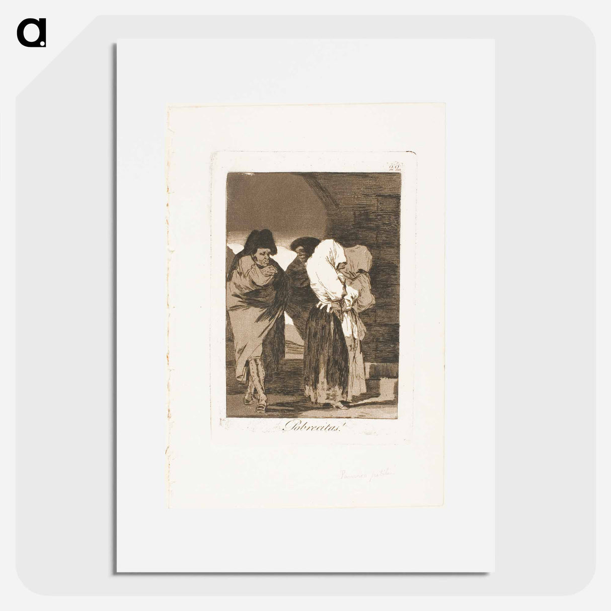 Poor Little Girls! - フランシスコ デ ゴヤ Poster.