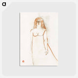 アートポストカード-Mademoiselle Cocyte - アンリ ド トゥールーズ ロートレック Postcard.