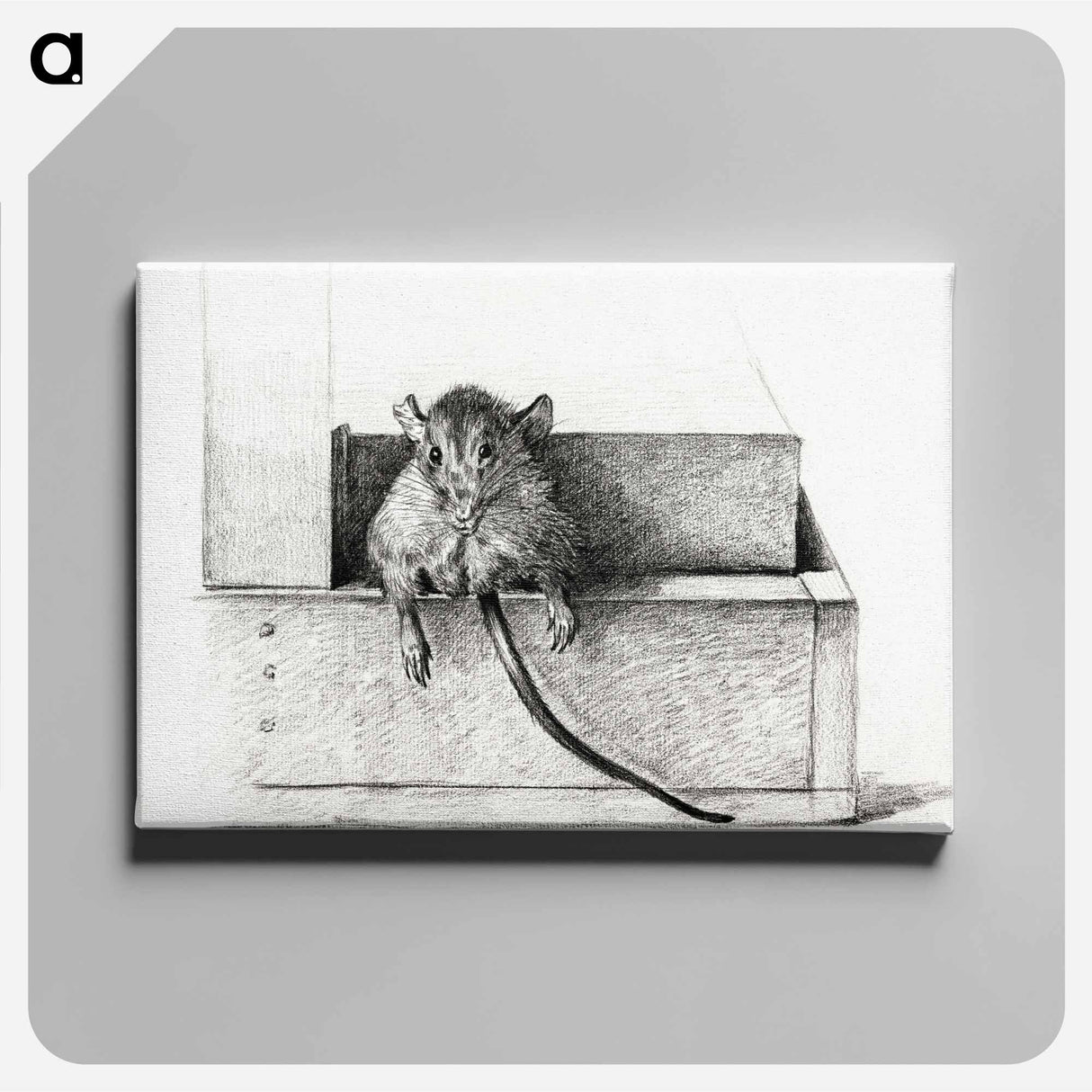 アートパネル-Mouse - ジャン ベルナール Canvas.
