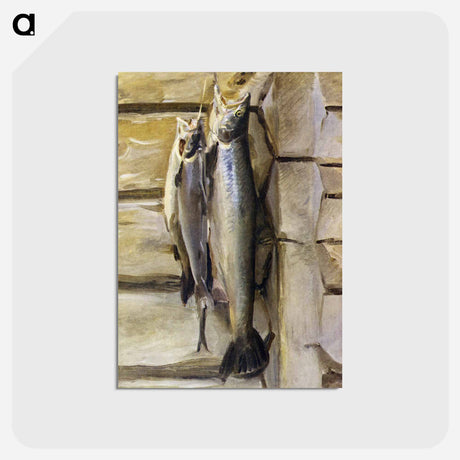 アートポストカード-Angling in British Art Through Five Centuries - ジョン シンガー サージェント Postcard.