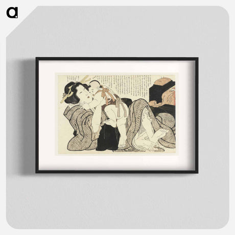アートポスター-Original public domain image from the Rijksmuseum. - 葛飾 北斎 Poster.