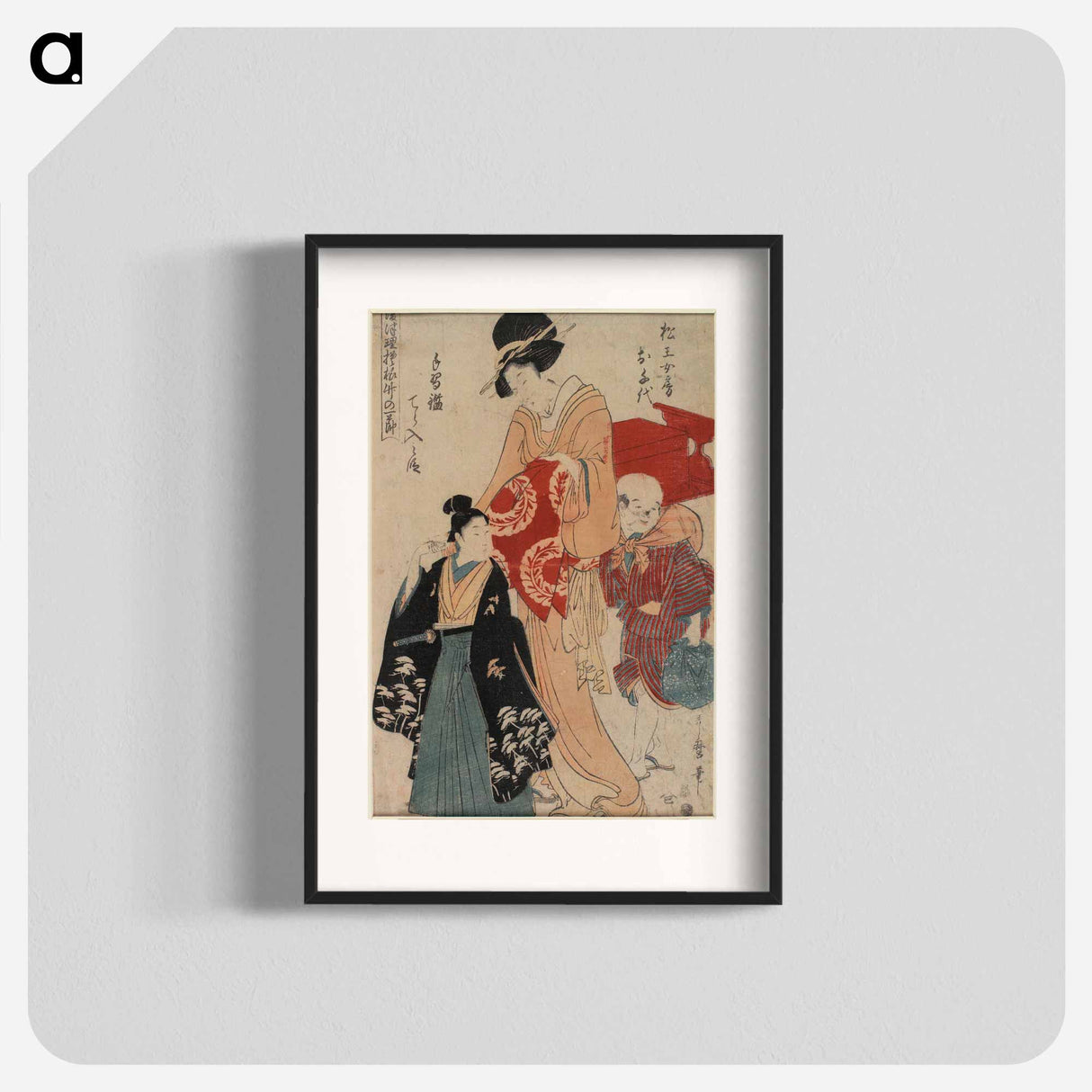 Nishiki-e - 喜多川 歌麿 Poster.