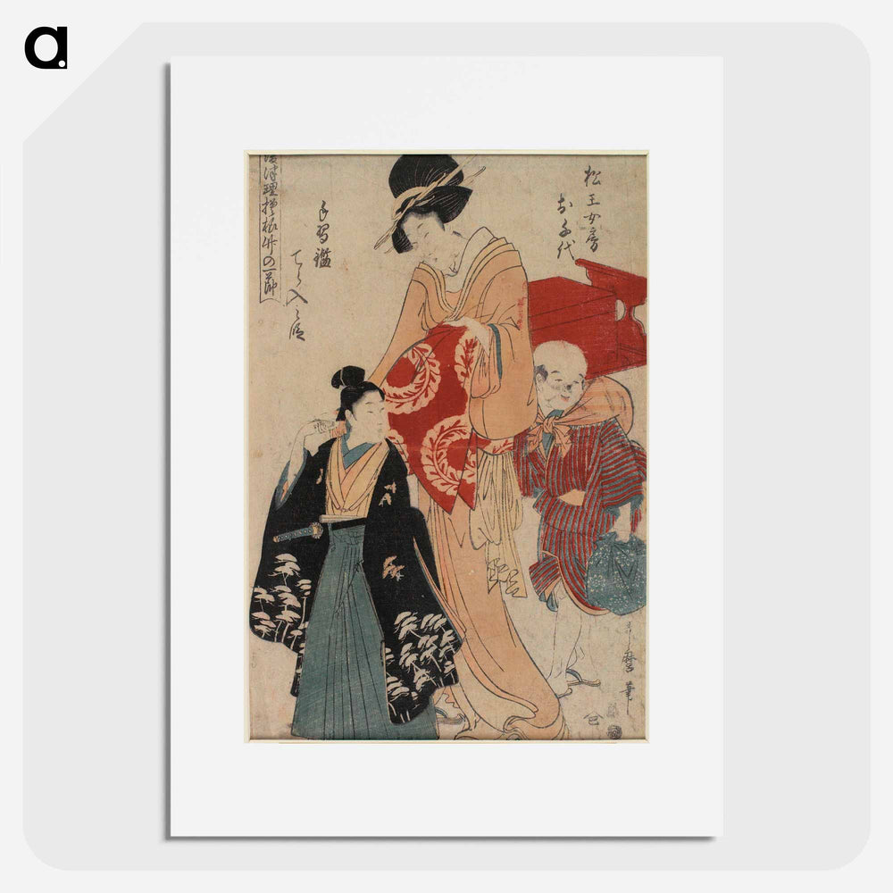 Nishiki-e - 喜多川 歌麿 Poster.