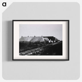 アートポスター-Contagious Wards at Camp Hospital No. 5, Genicart, France
 - 国立医学図書館 Poster.
