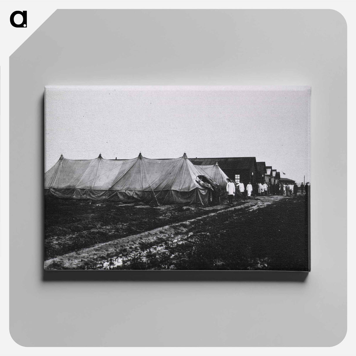アートパネル-Contagious Wards at Camp Hospital No. 5, Genicart, France
 - 国立医学図書館 Canvas.