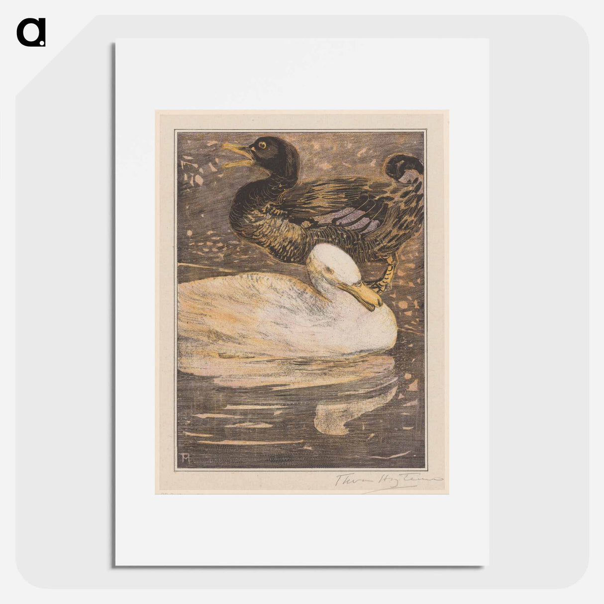 Original public domain image from the Rijksmuseum - Theo van Hoytema Poster.