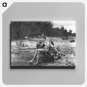 アートパネル-Photograph - トーマス エイキンズ Canvas.