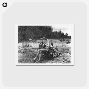 アートポストカード-Photograph - トーマス エイキンズ Postcard.
