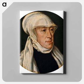 アートパネル-Mary of Hungary, Regent of the Netherlands - ティツィアーノ ヴェチェッリオ Canvas.