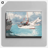 Fishing Boats, Key West - ウィンスロー ホーマー Canvas.