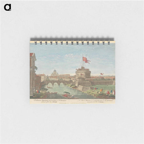 アートメモ帳-The Aelian Bridge and Castle of St. Angelo, with part of the City of Rome
 - イェール大学アートギャラリー Memo.