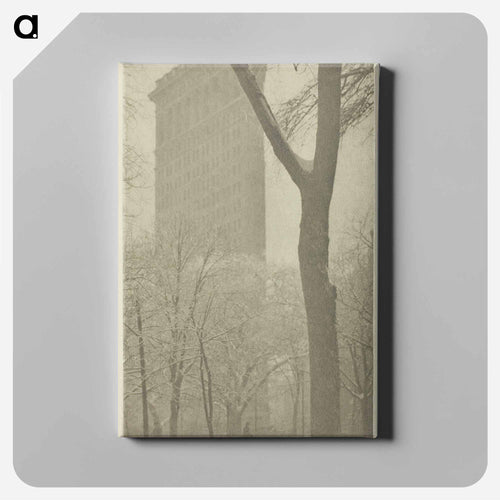 The Flatiron - アルフレッド スティーグリッツ Canvas.