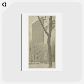 アートポストカード-The Flatiron - アルフレッド スティーグリッツ Postcard.