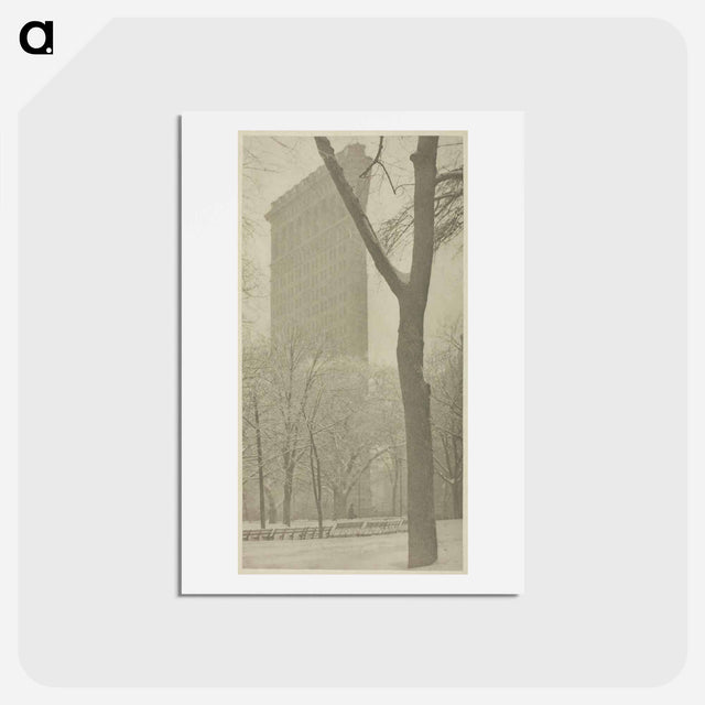 アートポストカード-The Flatiron - アルフレッド スティーグリッツ Postcard.