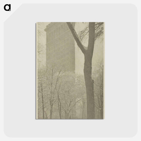 アートポストカード-The Flatiron - アルフレッド スティーグリッツ Postcard.