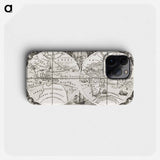 Grand voyages, Part VIII title page - アンティーク地図 Phone Case.