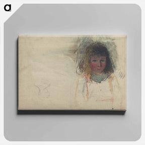 アートパネル-The Artist's Son Georges - カミーユ ピサロ Canvas.