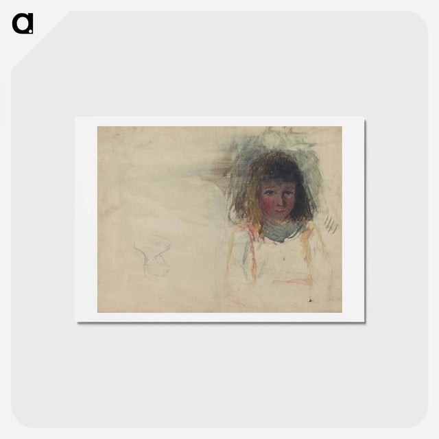 アートポストカード-The Artist's Son Georges - カミーユ ピサロ Postcard.