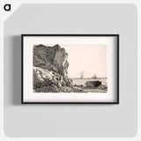 Cliffs and Sea, Sainte-Adresse - クロード モネ Poster.