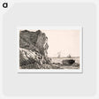 アートポストカード-Cliffs and Sea, Sainte-Adresse - クロード モネ Postcard.