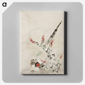 アートパネル-Japanese Pheasant and Grass
 - クリーブランド美術館 Canvas.