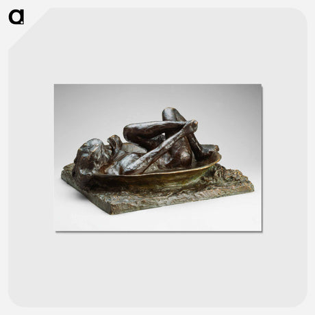 アートポストカード-The Tub - エドガー ドガ Postcard.