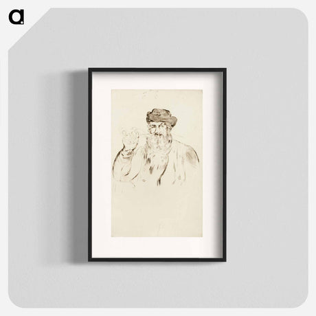 アートポスター-The Smoker II - エドゥアール マネ Poster.