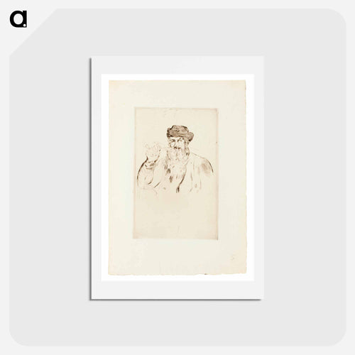 The Smoker II - エドゥアール マネ Postcard.