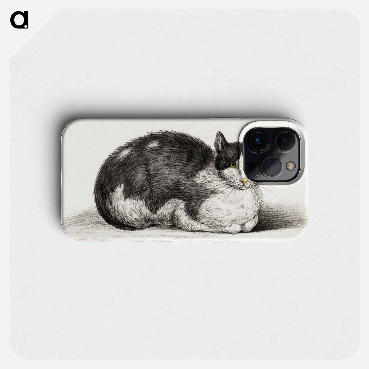 Lying cat - Jean Bernard Phone Case.