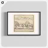Landschap met boerderij - Julie de Graag Poster.