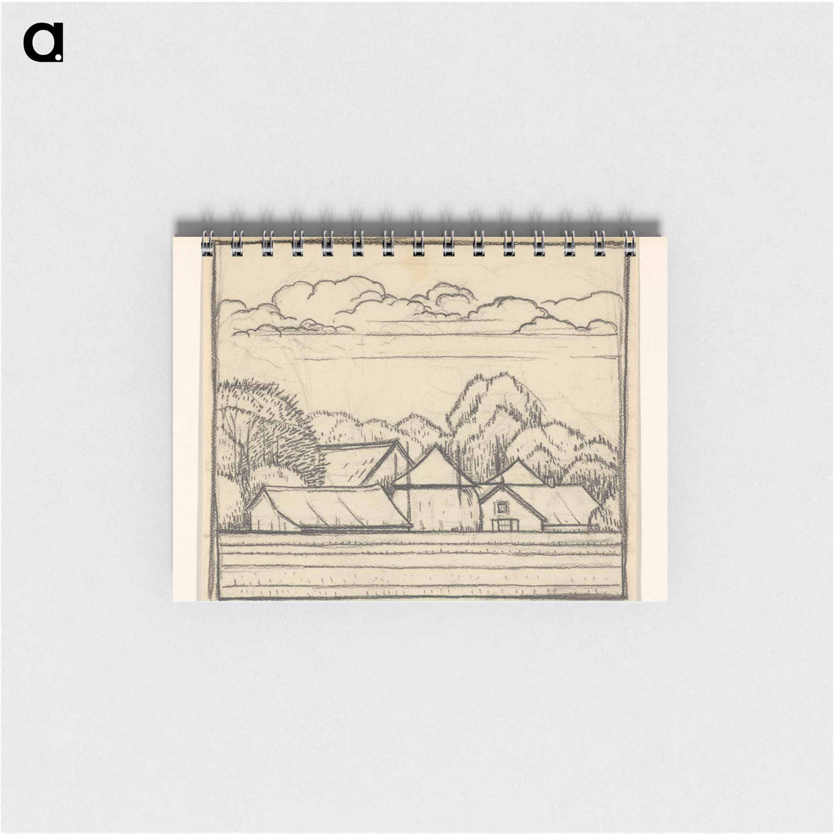 Landschap met boerderij - ユリー デ フラーハ Memo.