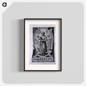 アートポスター-Paracelsus, Figure with Celestial Symbols
 - 国立医学図書館 Poster.