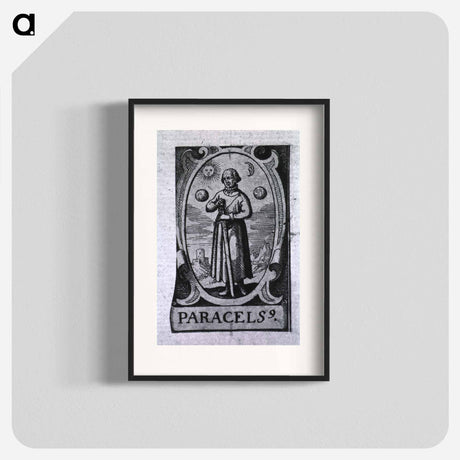 アートポスター-Paracelsus, Figure with Celestial Symbols
 - 国立医学図書館 Poster.